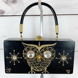 Vintage Enid Collins Night Owl Box Bag